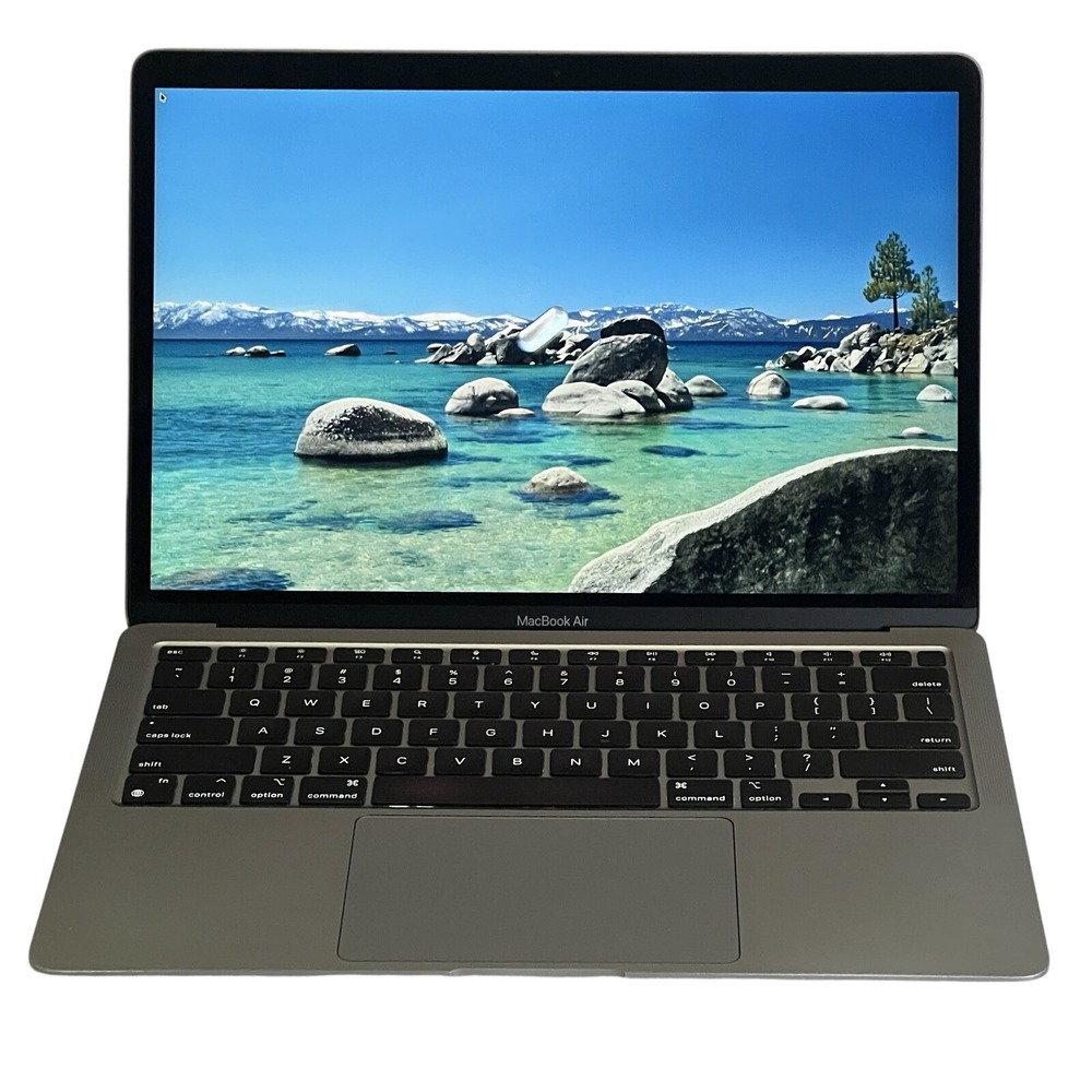 Apple Macbook Air 13" 2020 M1 Chip, 256GB SSD, 8GB Ram Gray Used 100% Batt